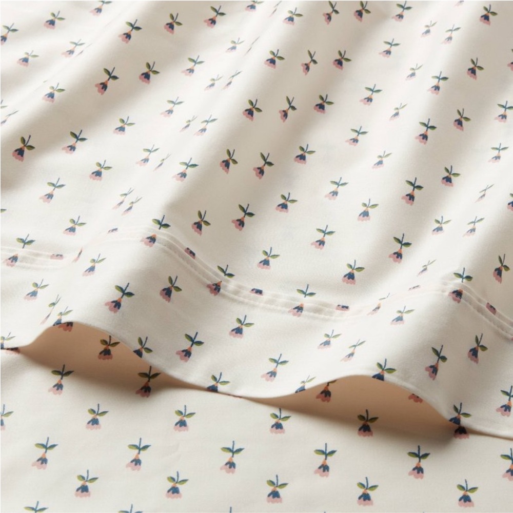 Threshold Tulip Toss Full Cotton Sheets - Picture 2 of 8